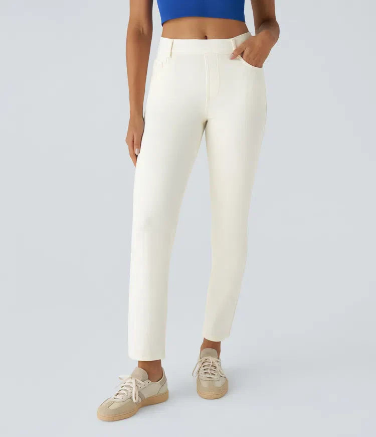 LUSSO™ | Bequeme Hose mit Hohem Bund und Elastischem Material
