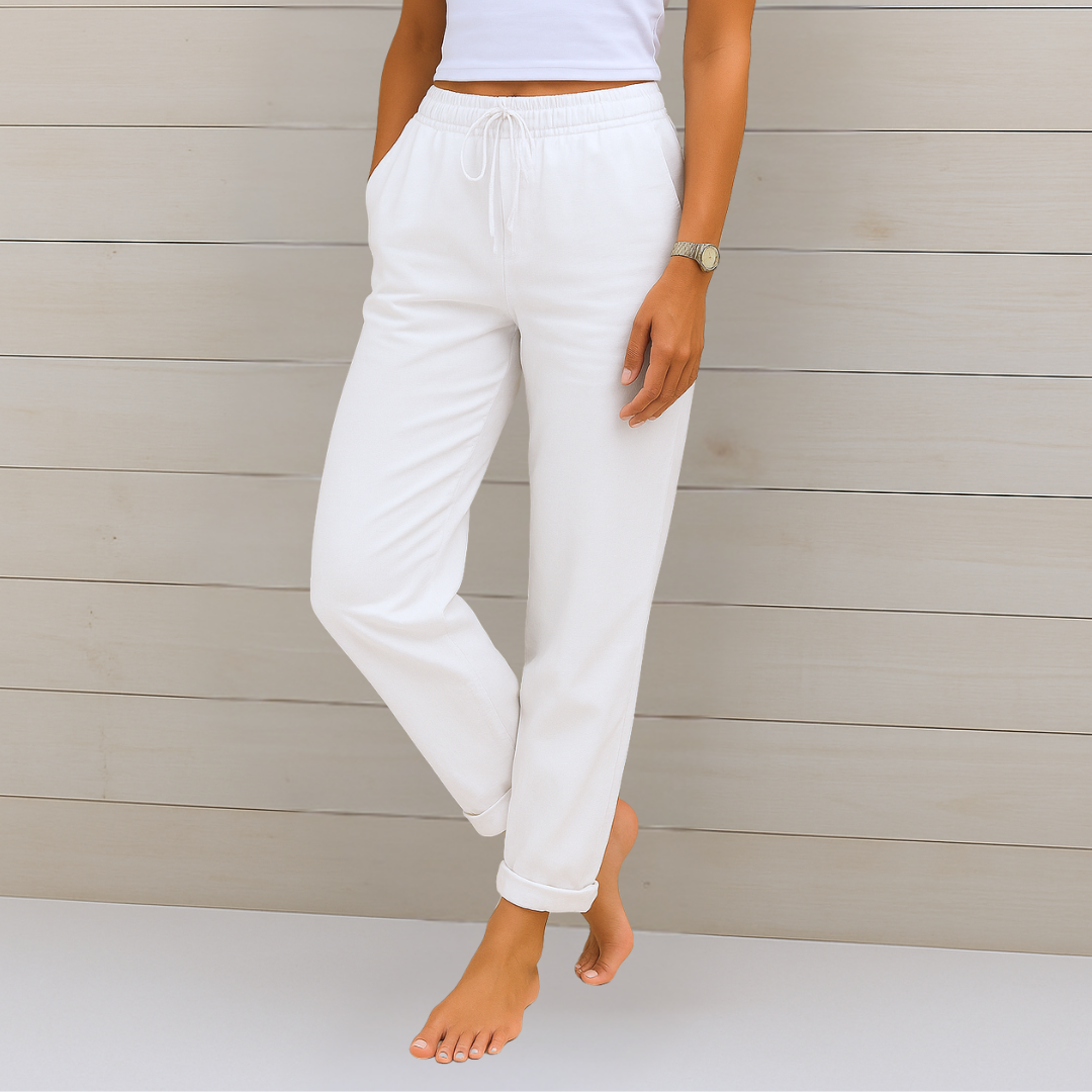 LUSSO™ | Premium atmungsaktive Leinen Stretchhose