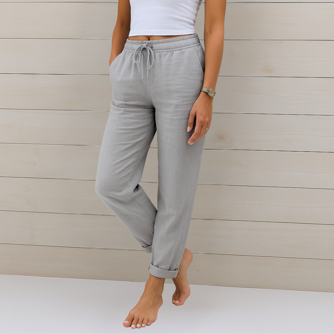 LUSSO™ | Premium atmungsaktive Leinen Stretchhose