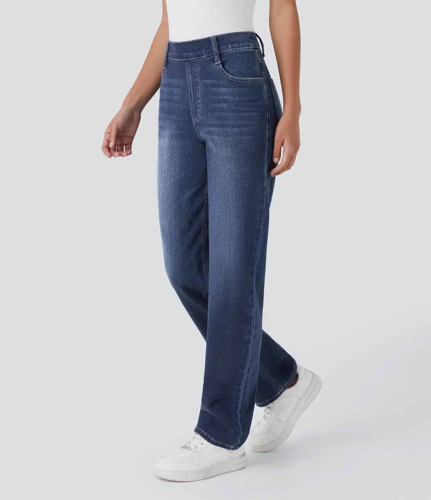 LUSSO™ | Bequeme Hose mit Hohem Bund und Elastischem Material