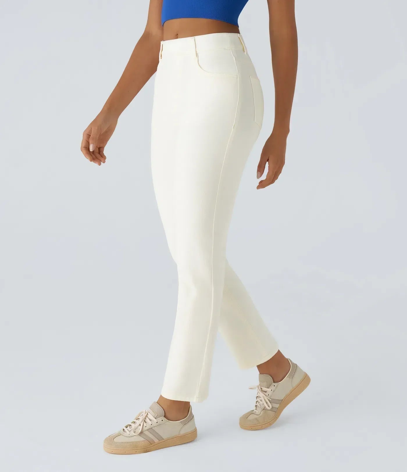 LUSSO™ | Bequeme Hose mit Hohem Bund und Elastischem Material