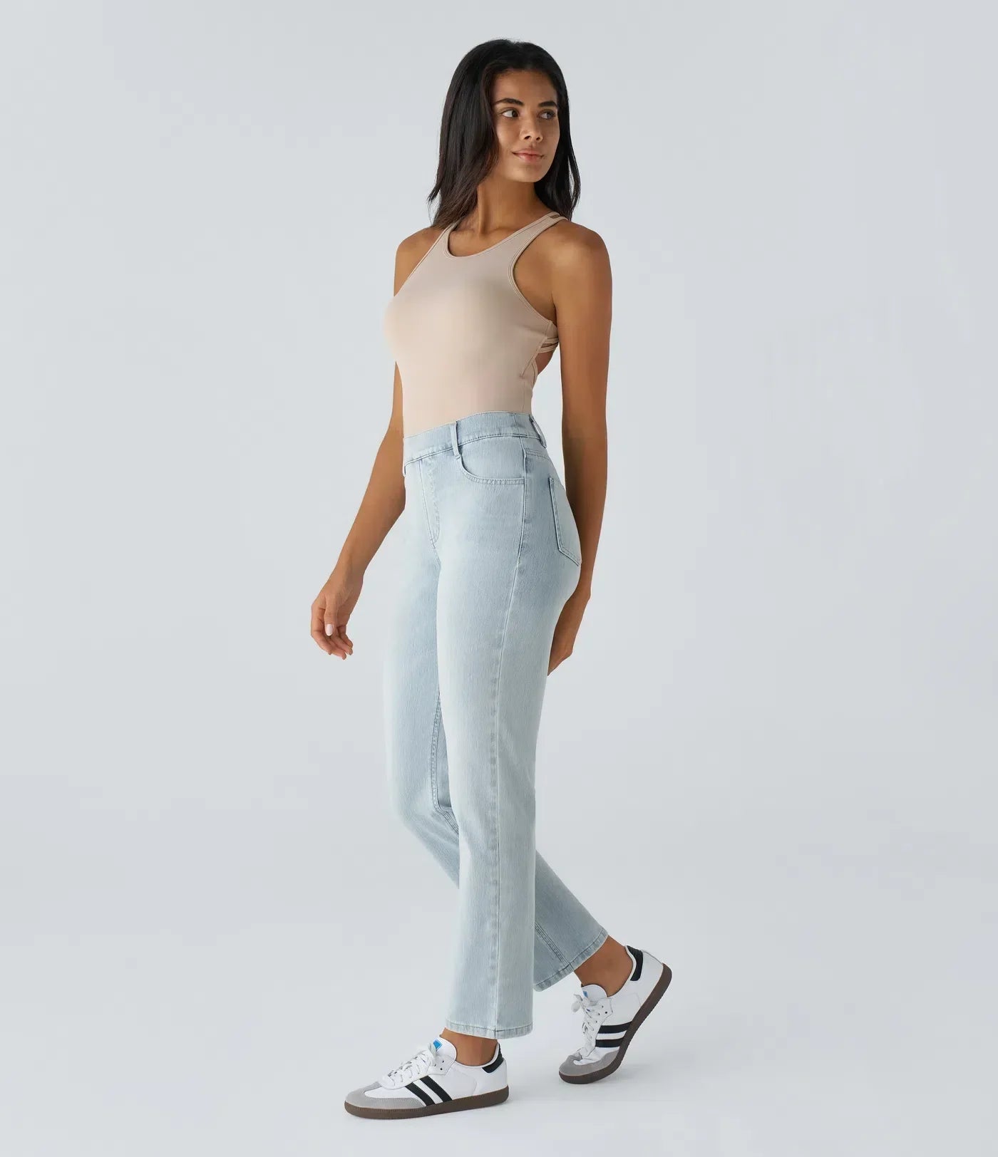 LUSSO™ | Bequeme Hose mit Hohem Bund und Elastischem Material