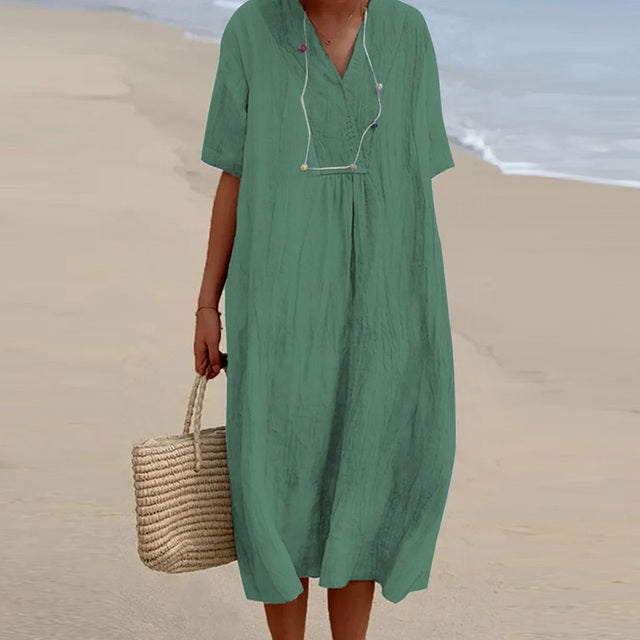 Diane – Elegantes Sommerkleid mit Bauchbedeckung