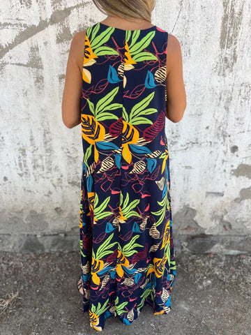 Ingrid – Maxikleid mit Tropischem Flair