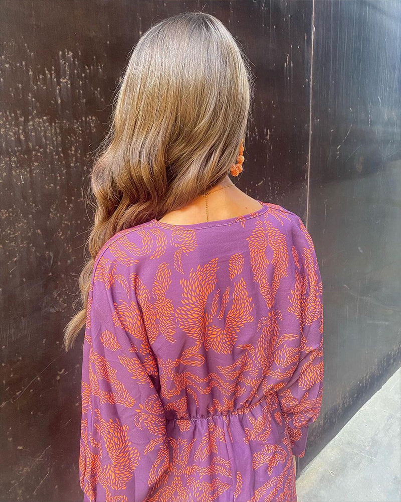 Freya – Elegantes Midikleid mit Print