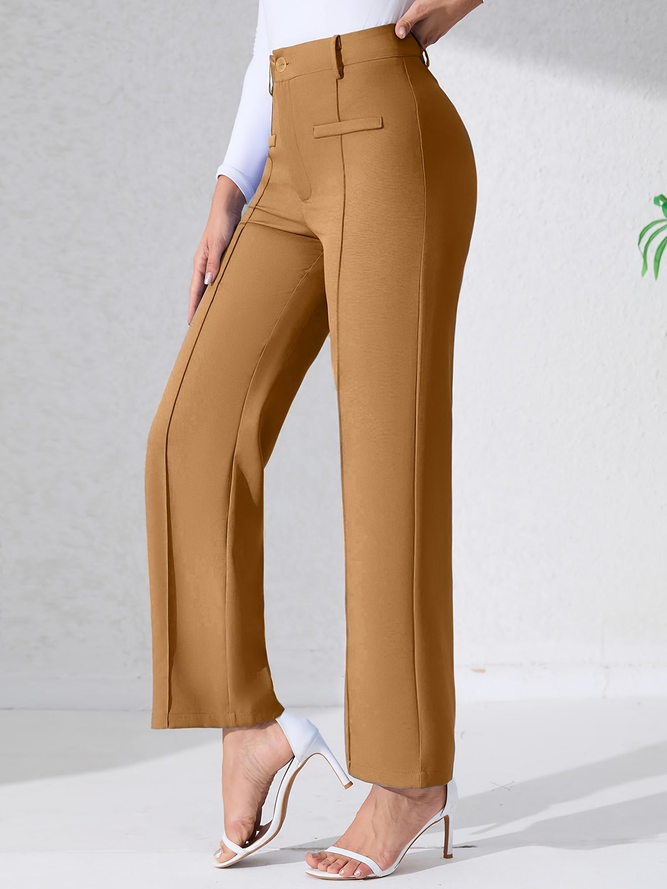 LUSSO™ – Premium High Waist Hose mit weitem Bein