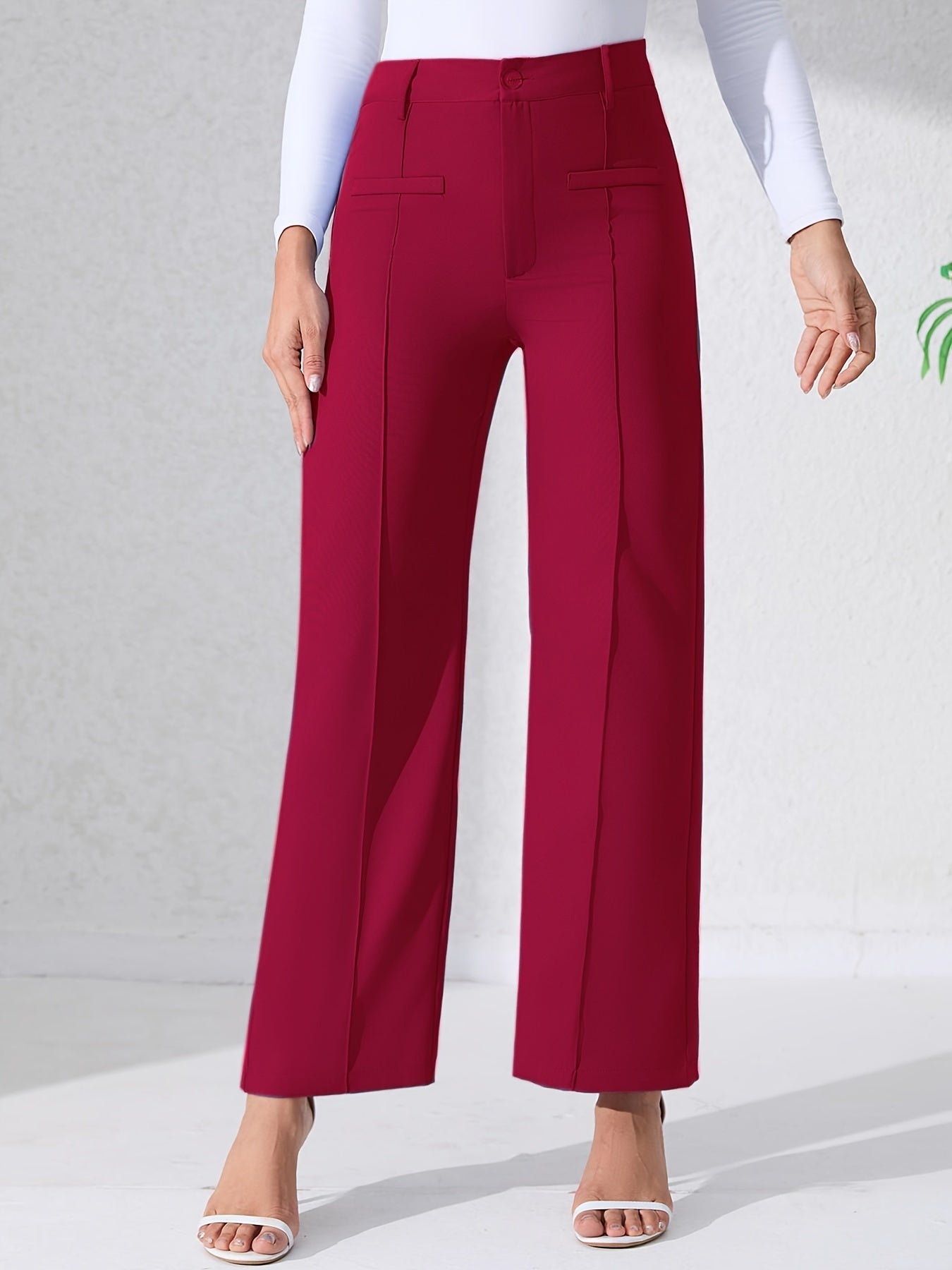 LUSSO™ – Premium High Waist Hose mit weitem Bein