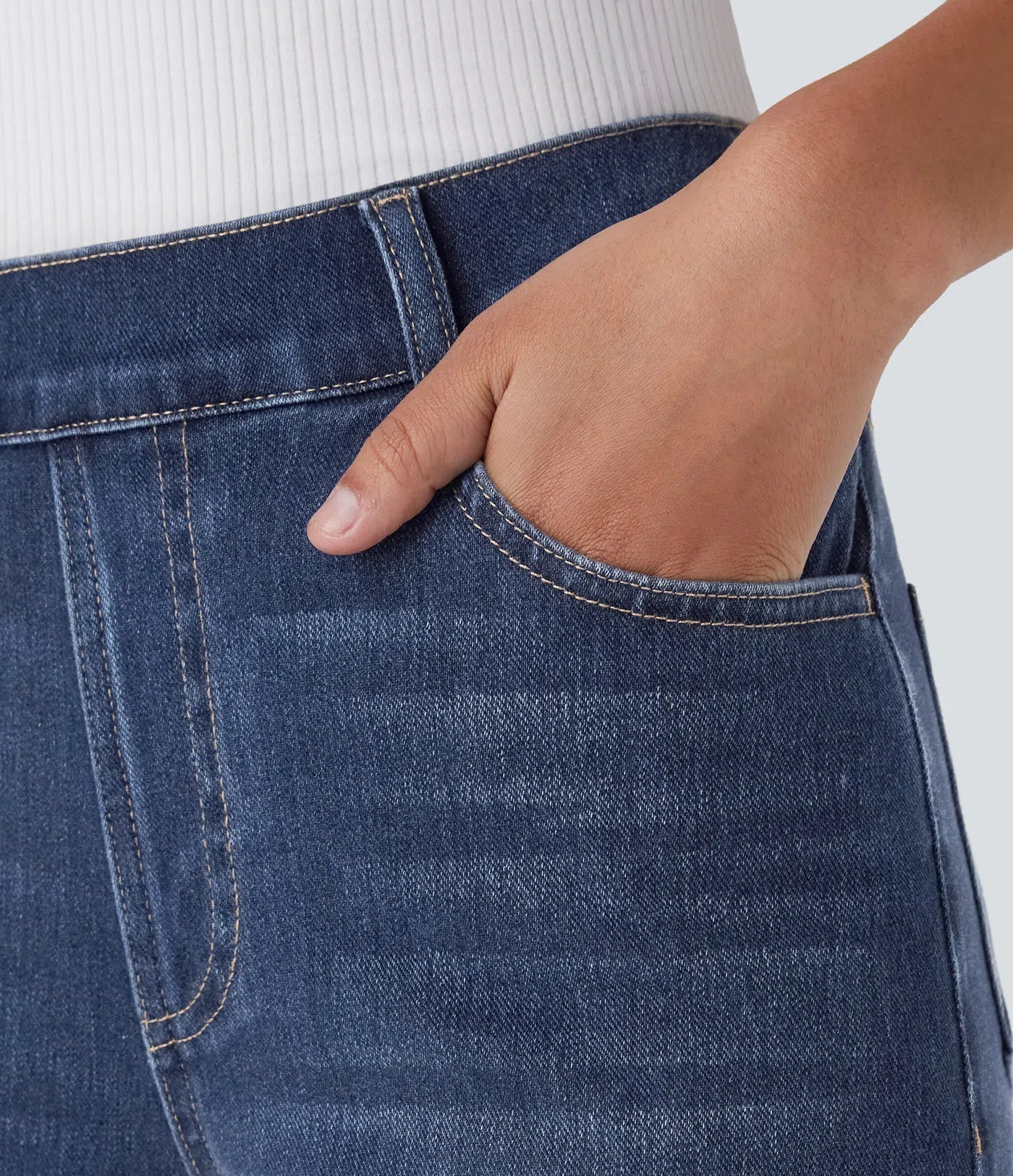 LUSSO™ | Bequeme Hose mit Hohem Bund und Elastischem Material