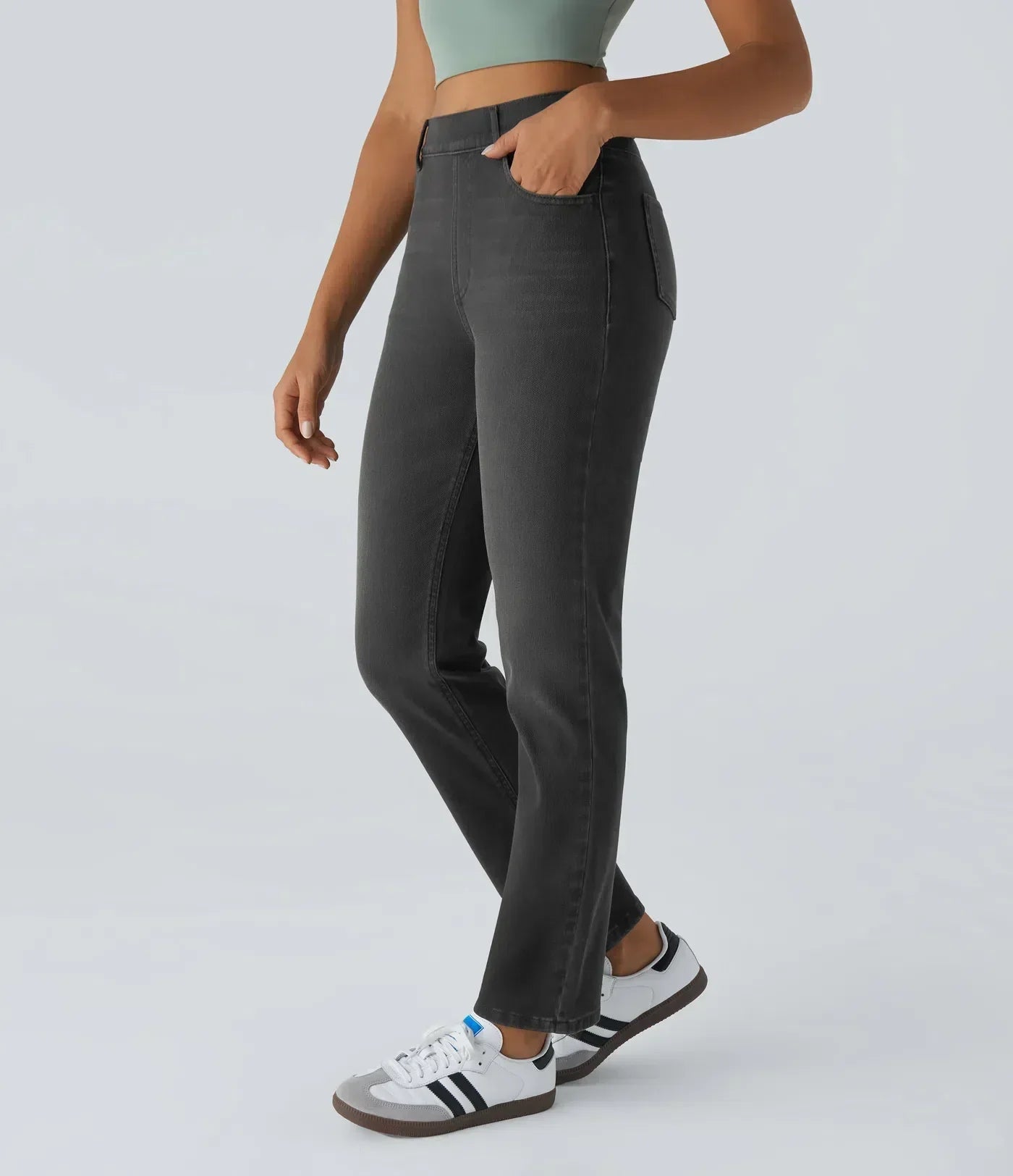 LUSSO™ | Bequeme Hose mit Hohem Bund und Elastischem Material