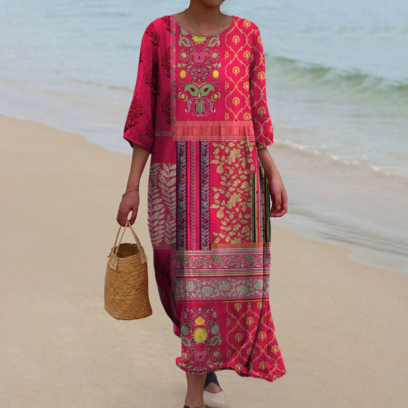 Laura – Boho-Maxikleid