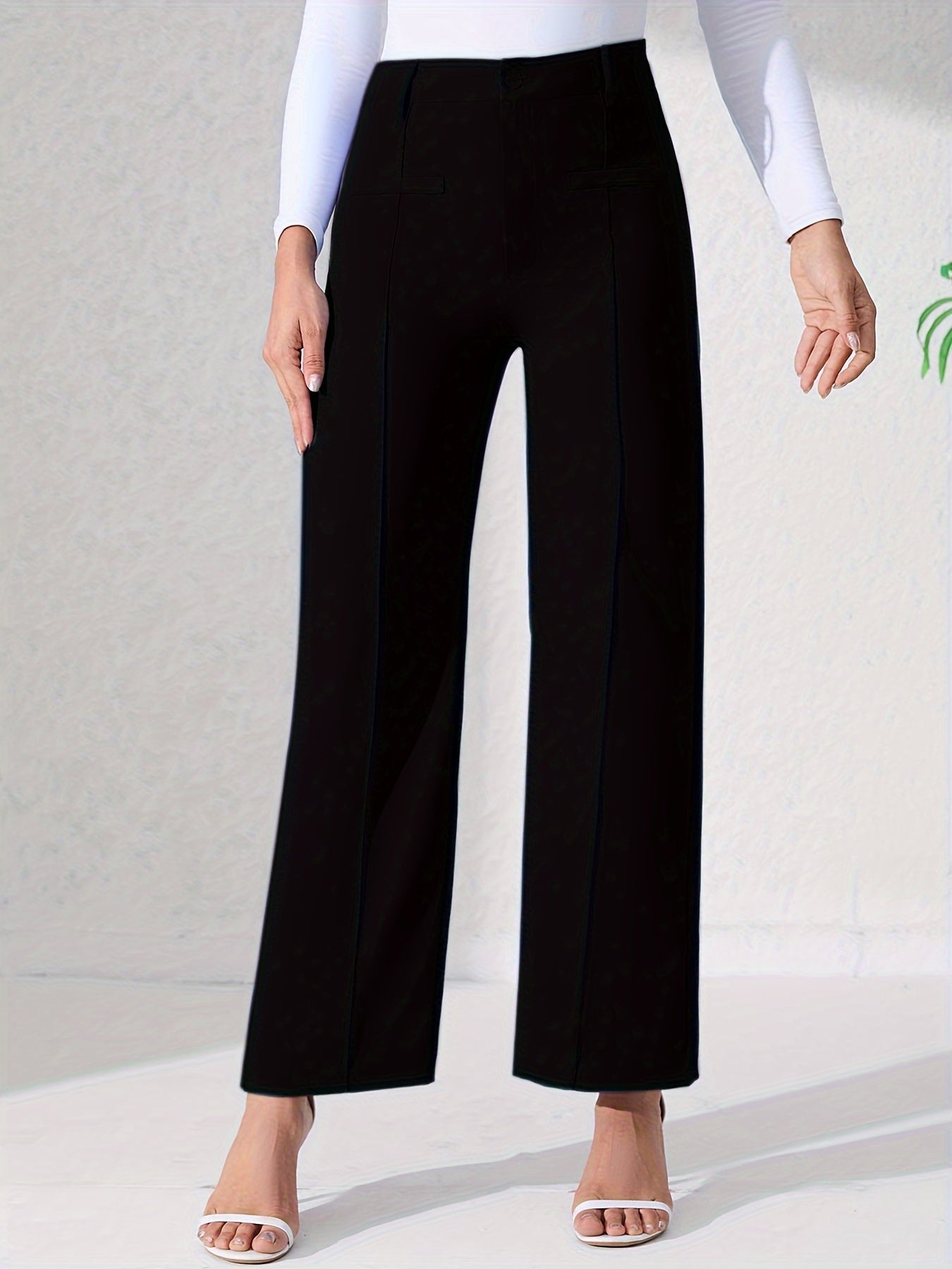 LUSSO™ – Premium High Waist Hose mit weitem Bein