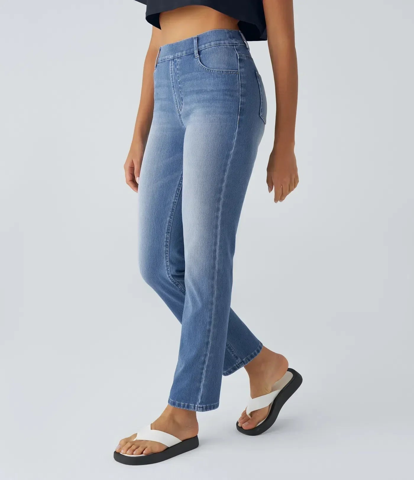 LUSSO™ | Bequeme Hose mit Hohem Bund und Elastischem Material