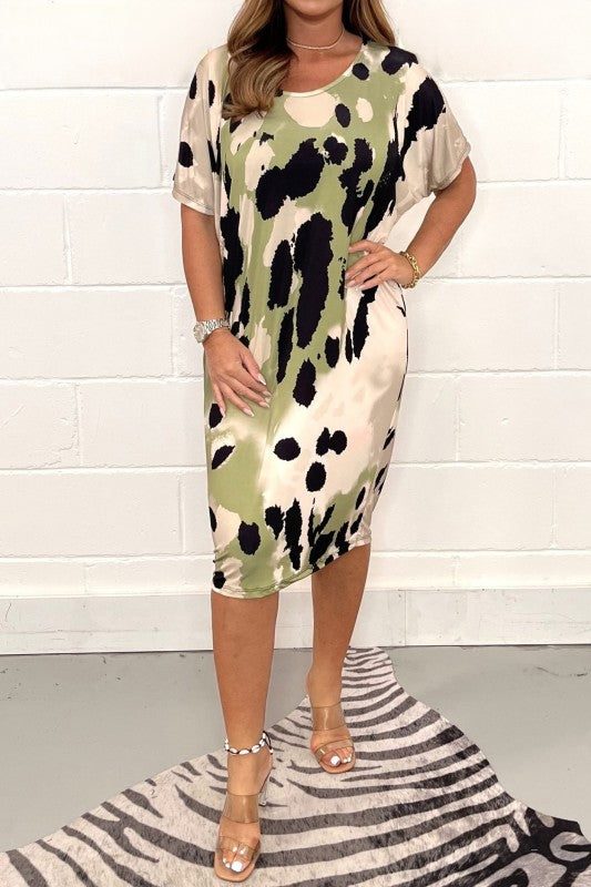 Tanya – Elegantes Maxikleid mit Bauchbedeckung