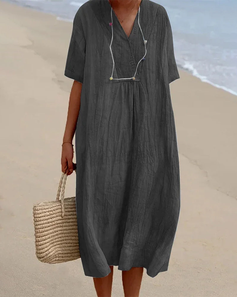 Diane – Elegantes Sommerkleid mit Bauchbedeckung