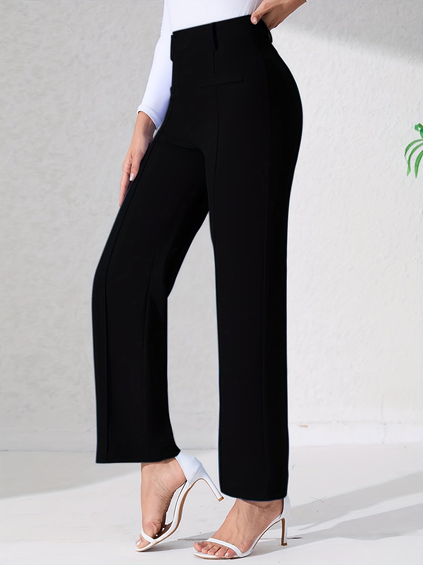 LUSSO™ – Premium High Waist Hose mit weitem Bein