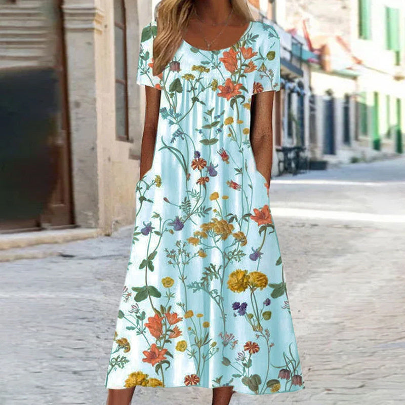 Ruth – Boho Blumenkleid