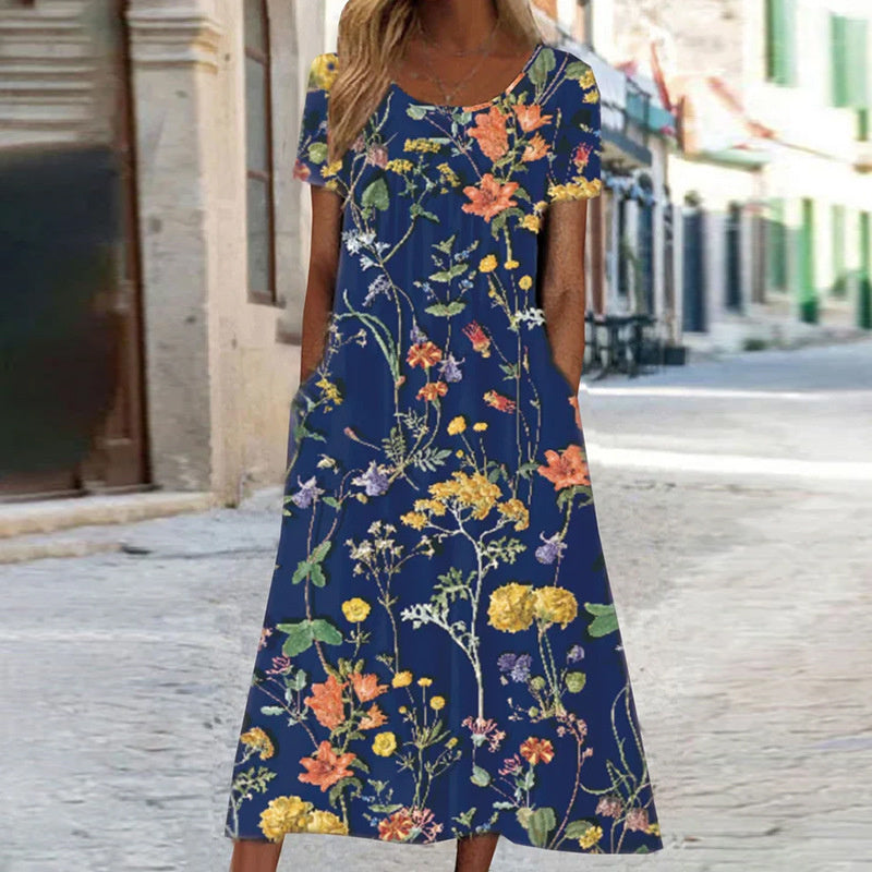 Ruth – Boho Blumenkleid