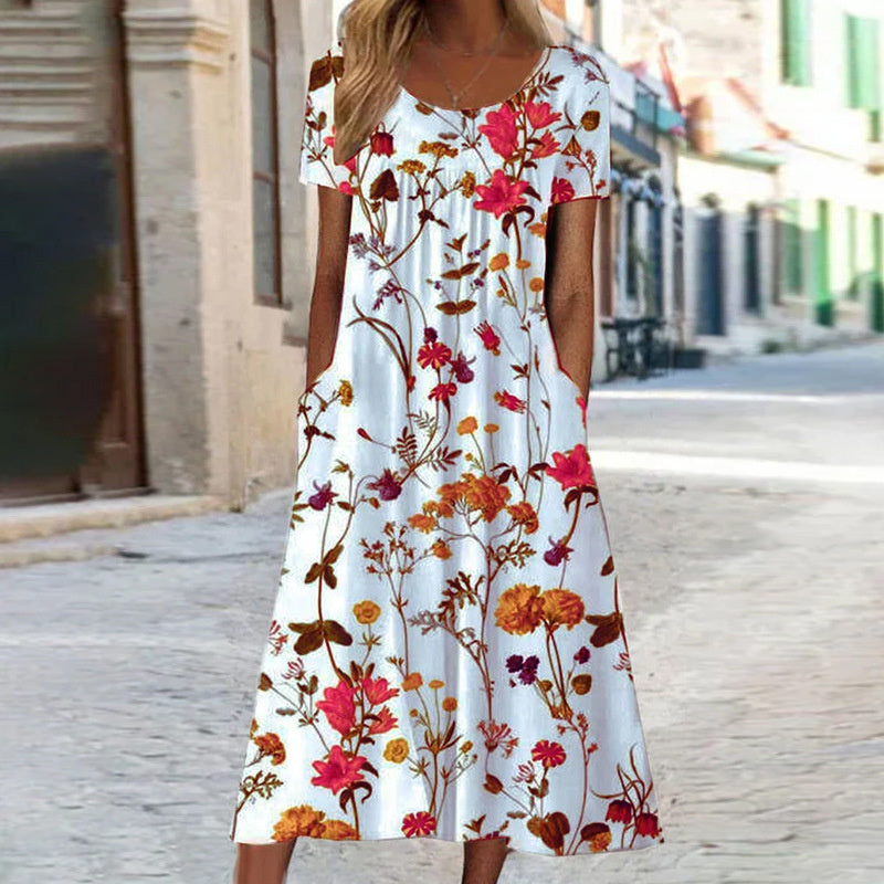 Ruth – Boho Blumenkleid
