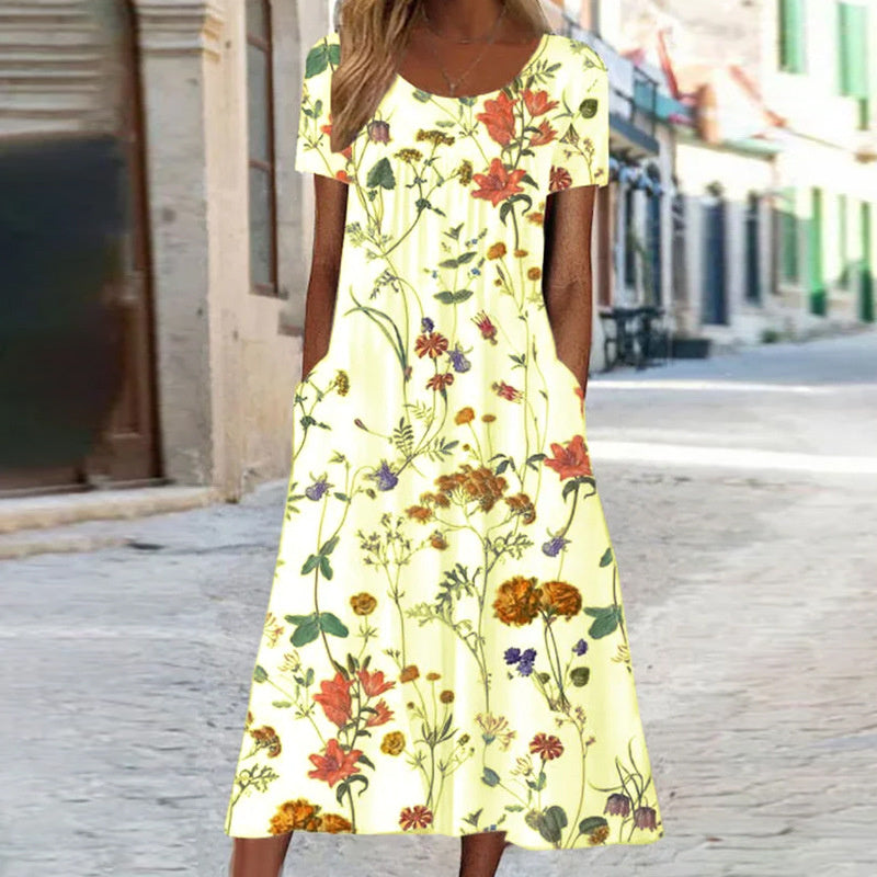 Ruth – Boho Blumenkleid