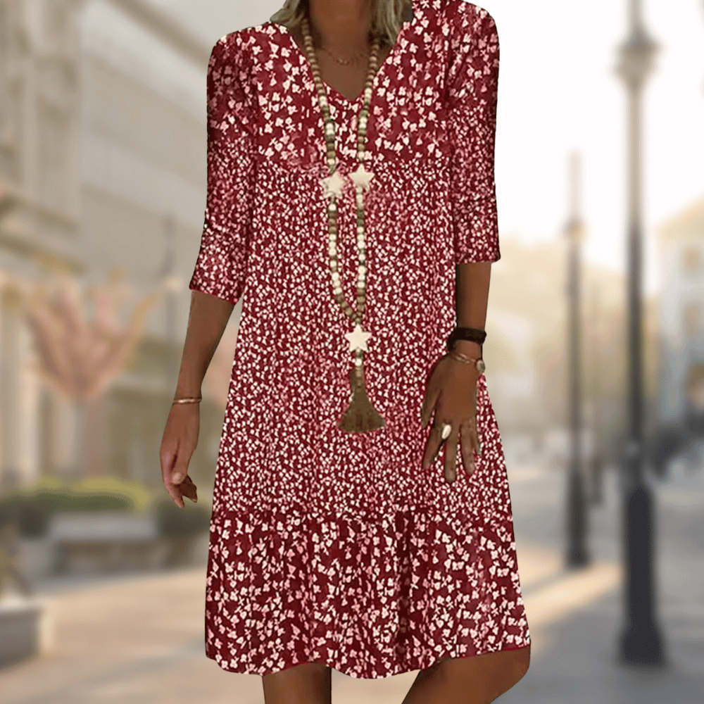 Diana – Klassisches Blumenkleid