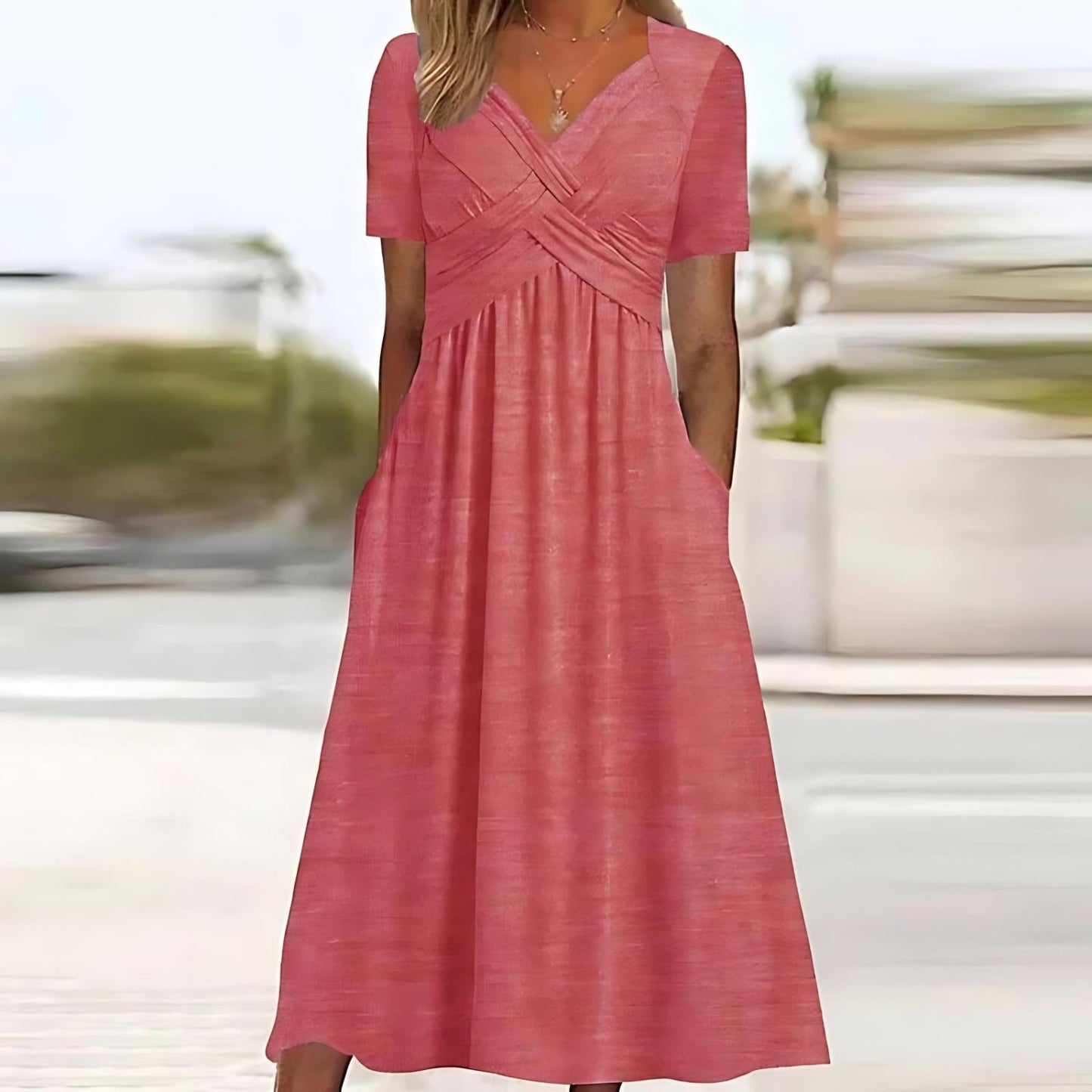 Jasmine – Elegantes Midi Kleid