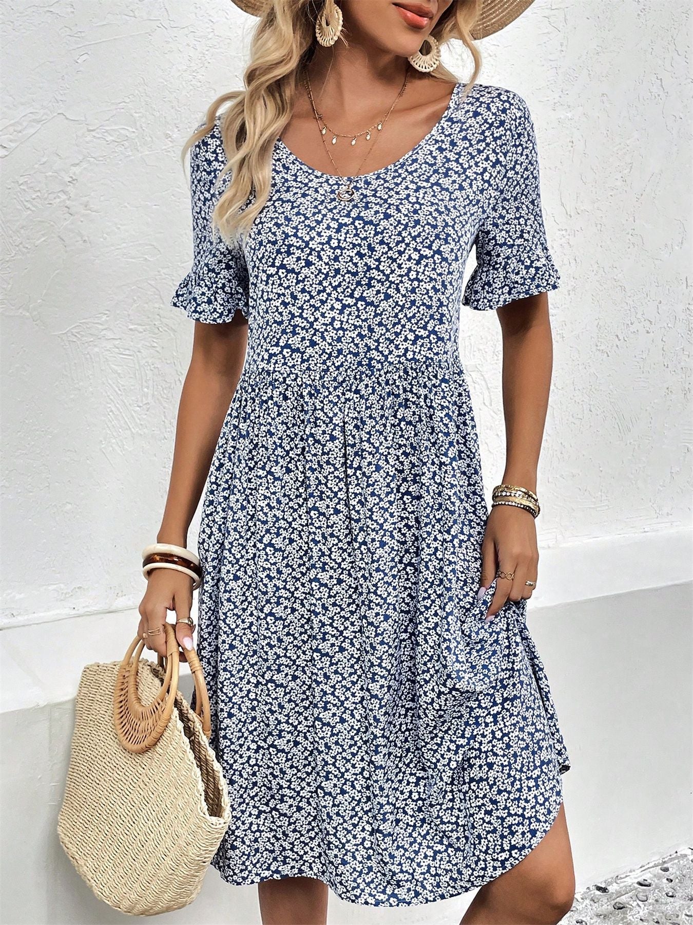 Agatha – Sommerkleid mit Blütenprint