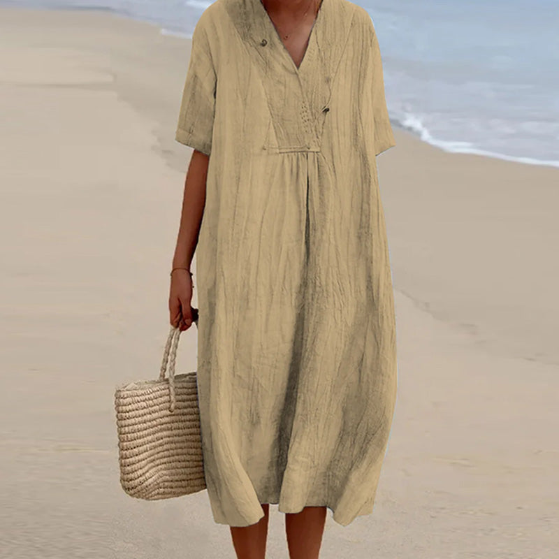 Diane – Elegantes Sommerkleid mit Bauchbedeckung