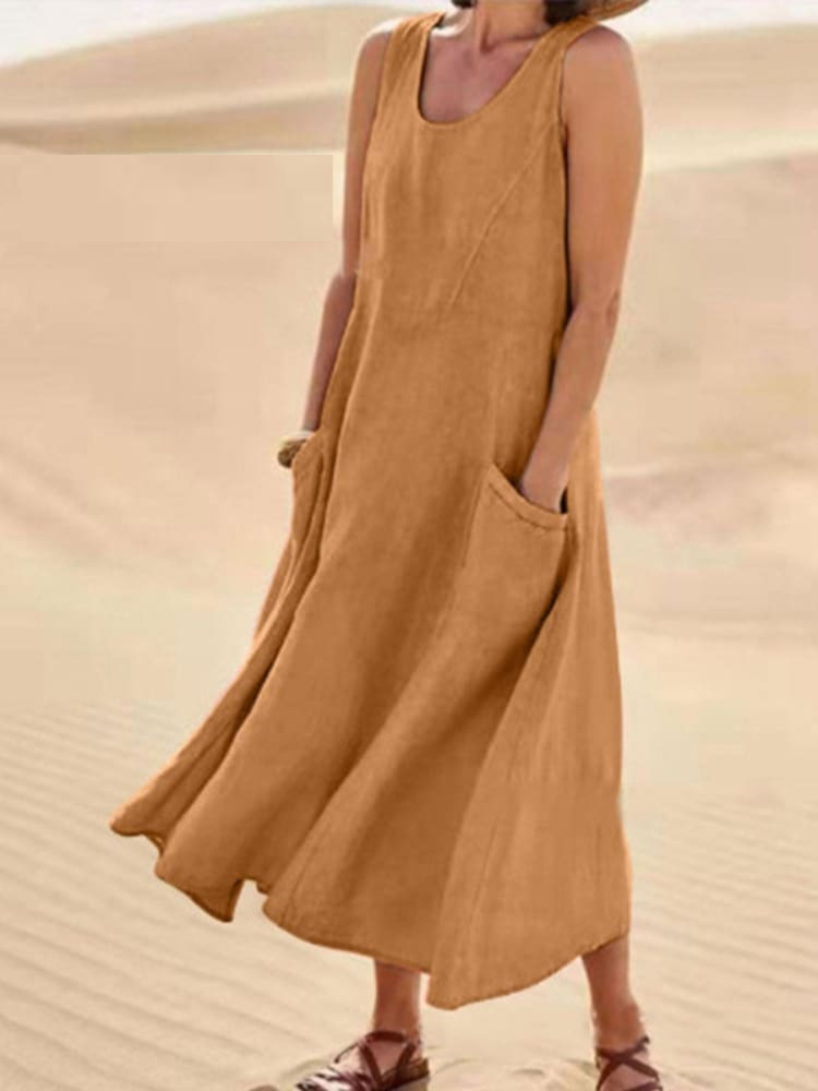 Rachel – Ärmelloses Sommerkleid