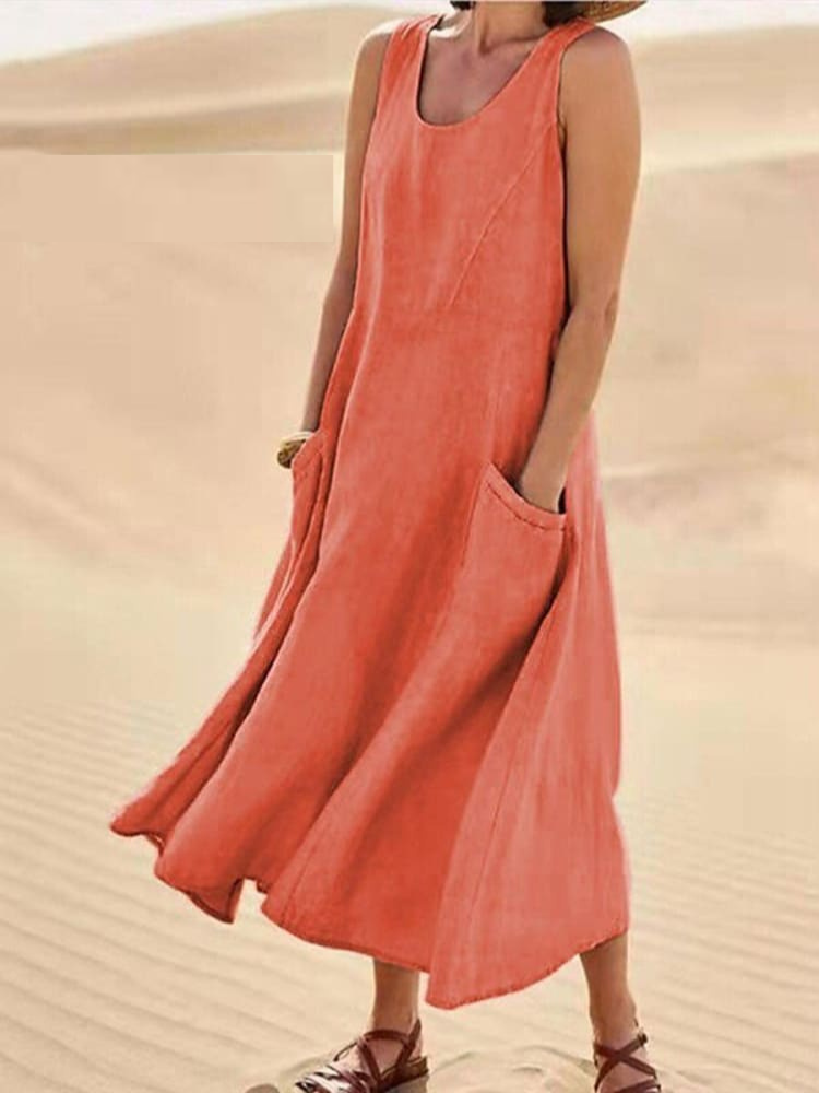 Rachel – Ärmelloses Sommerkleid
