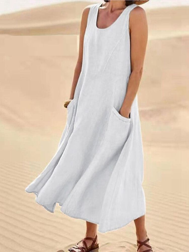 Rachel – Ärmelloses Sommerkleid