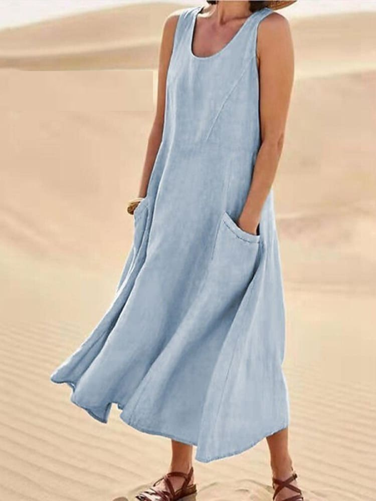 Rachel – Ärmelloses Sommerkleid