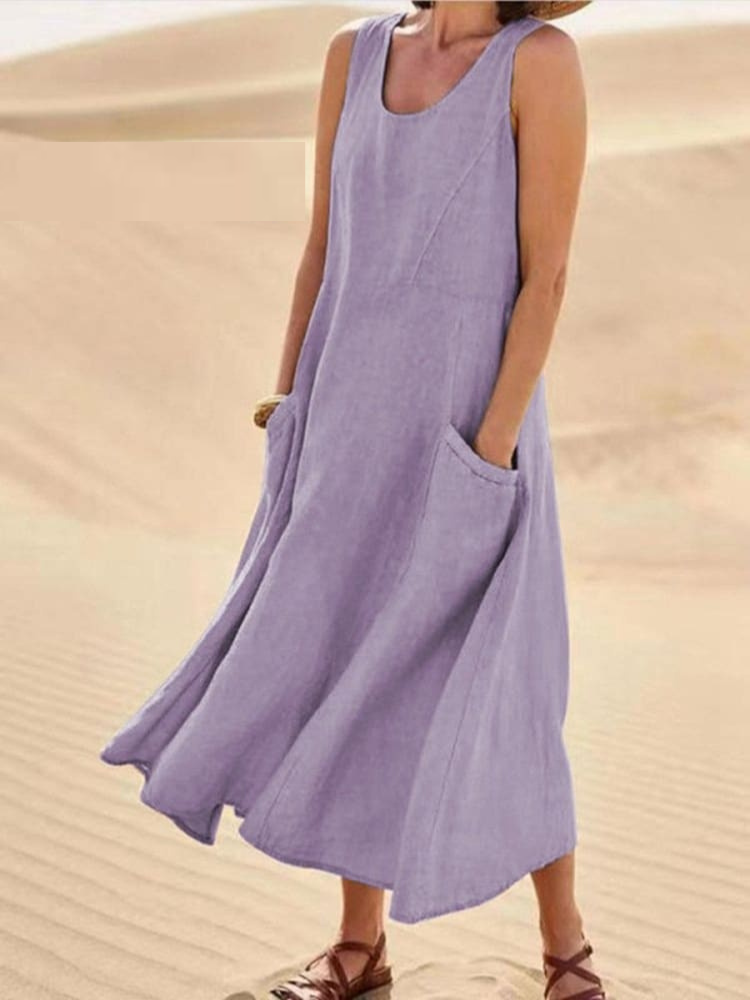 Rachel – Ärmelloses Sommerkleid