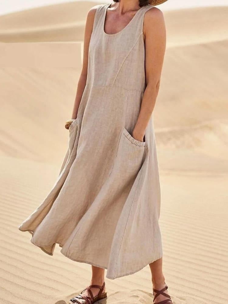 Rachel – Ärmelloses Sommerkleid