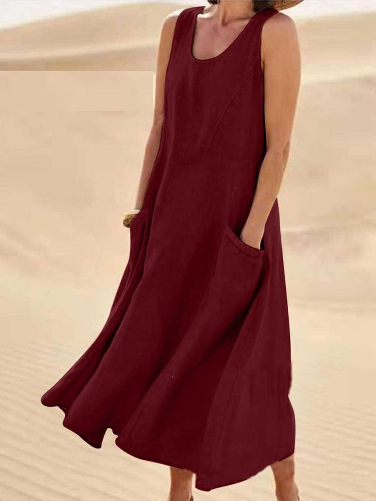 Rachel – Ärmelloses Sommerkleid