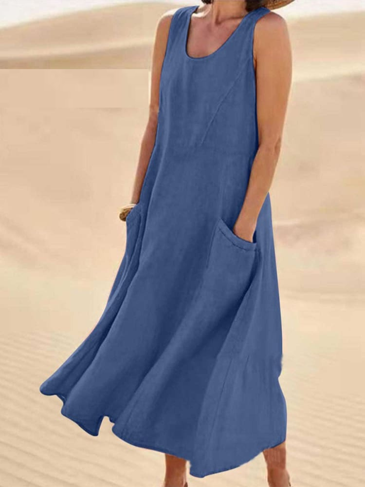Rachel – Ärmelloses Sommerkleid