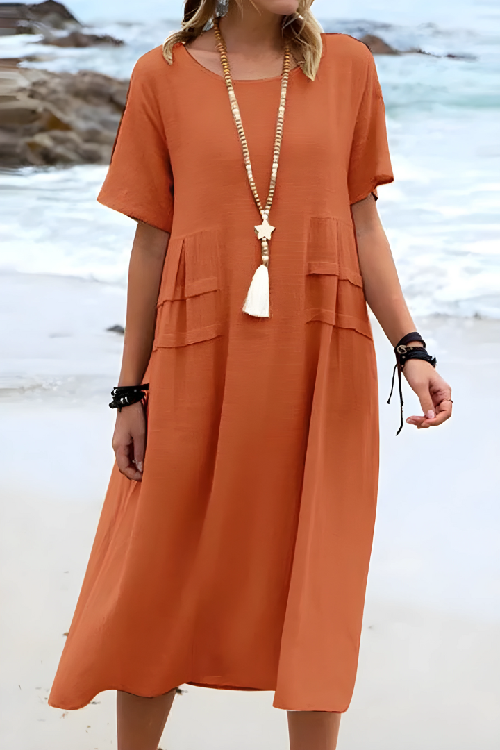 Clarisse – Elegantes Kleid mit Bauchbedeckung