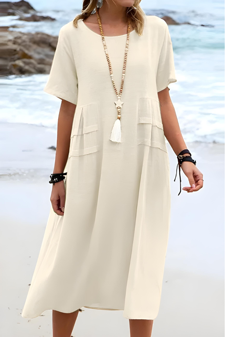Clarisse – Elegantes Kleid mit Bauchbedeckung