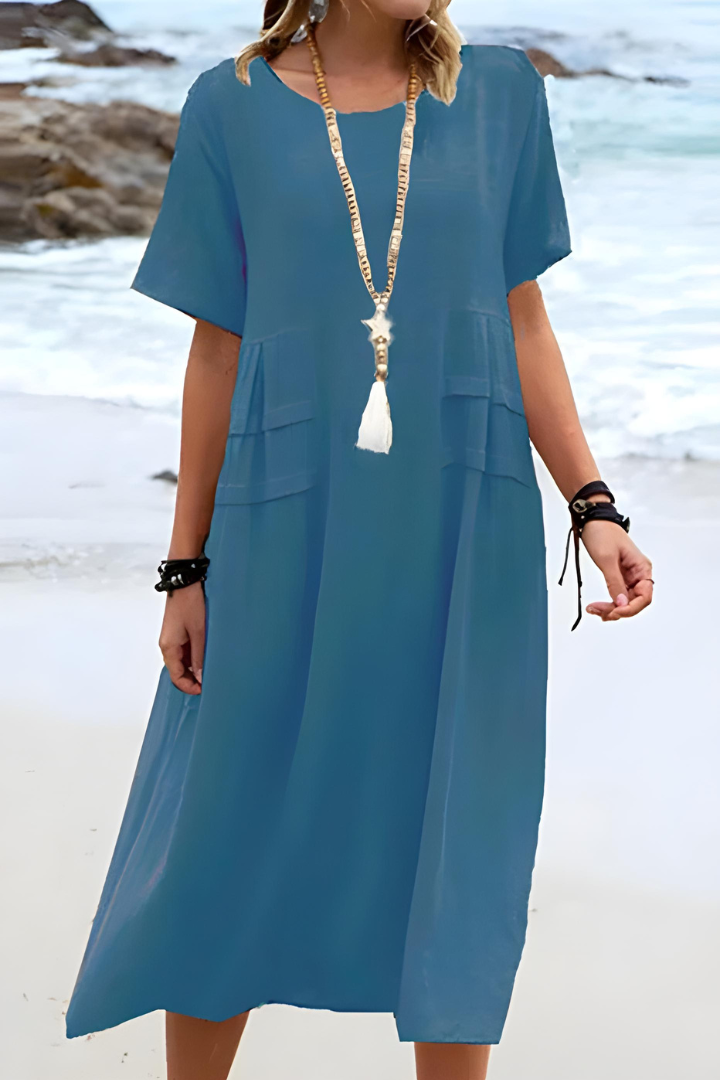 Clarisse – Elegantes Kleid mit Bauchbedeckung
