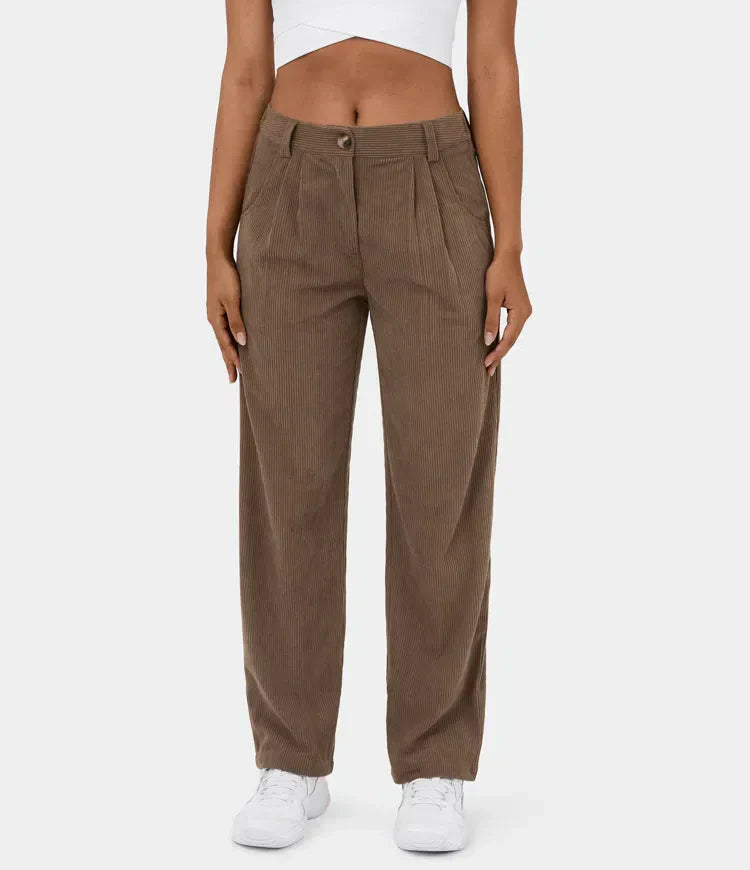 LUSSO™ – Figurbetonte Relaxhose mit weitem Bein