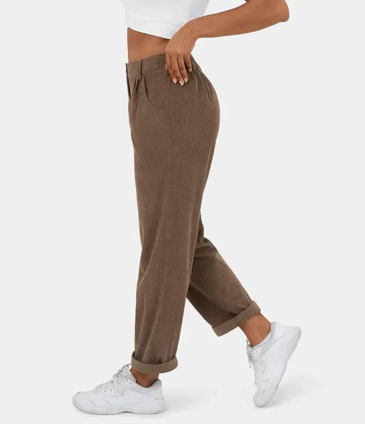 LUSSO™ – Figurbetonte Relaxhose mit weitem Bein