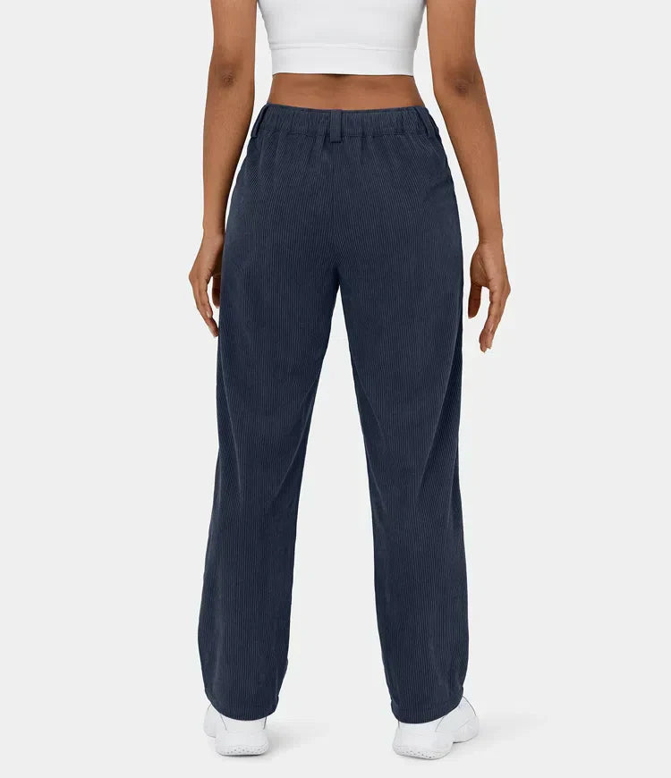 LUSSO™ – Figurbetonte Relaxhose mit weitem Bein
