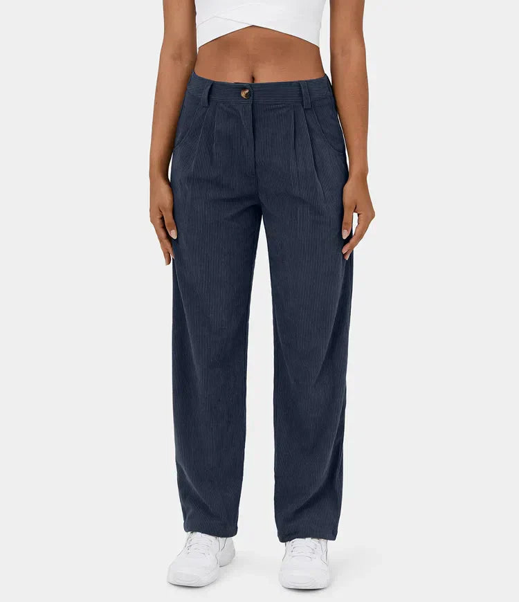 LUSSO™ – Figurbetonte Relaxhose mit weitem Bein