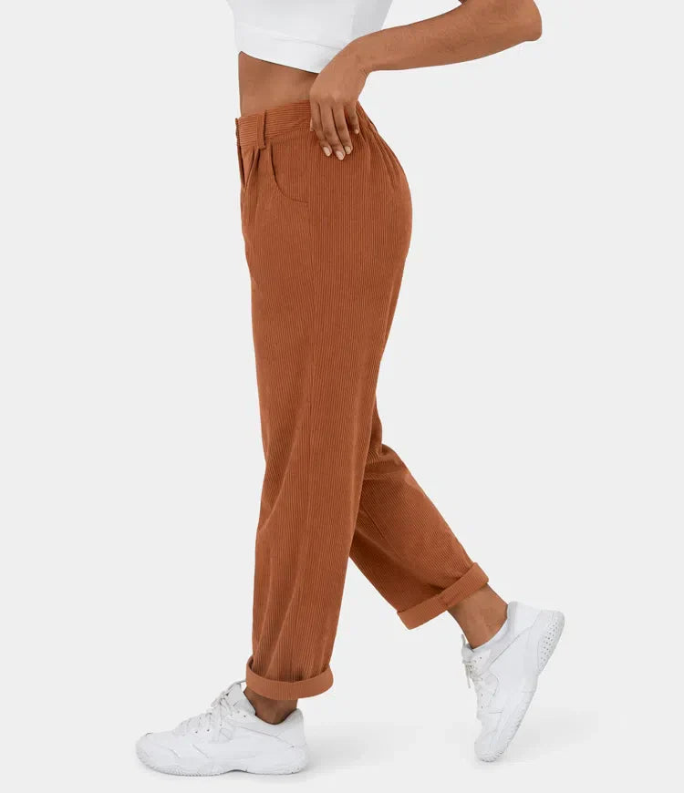 LUSSO™ – Figurbetonte Relaxhose mit weitem Bein