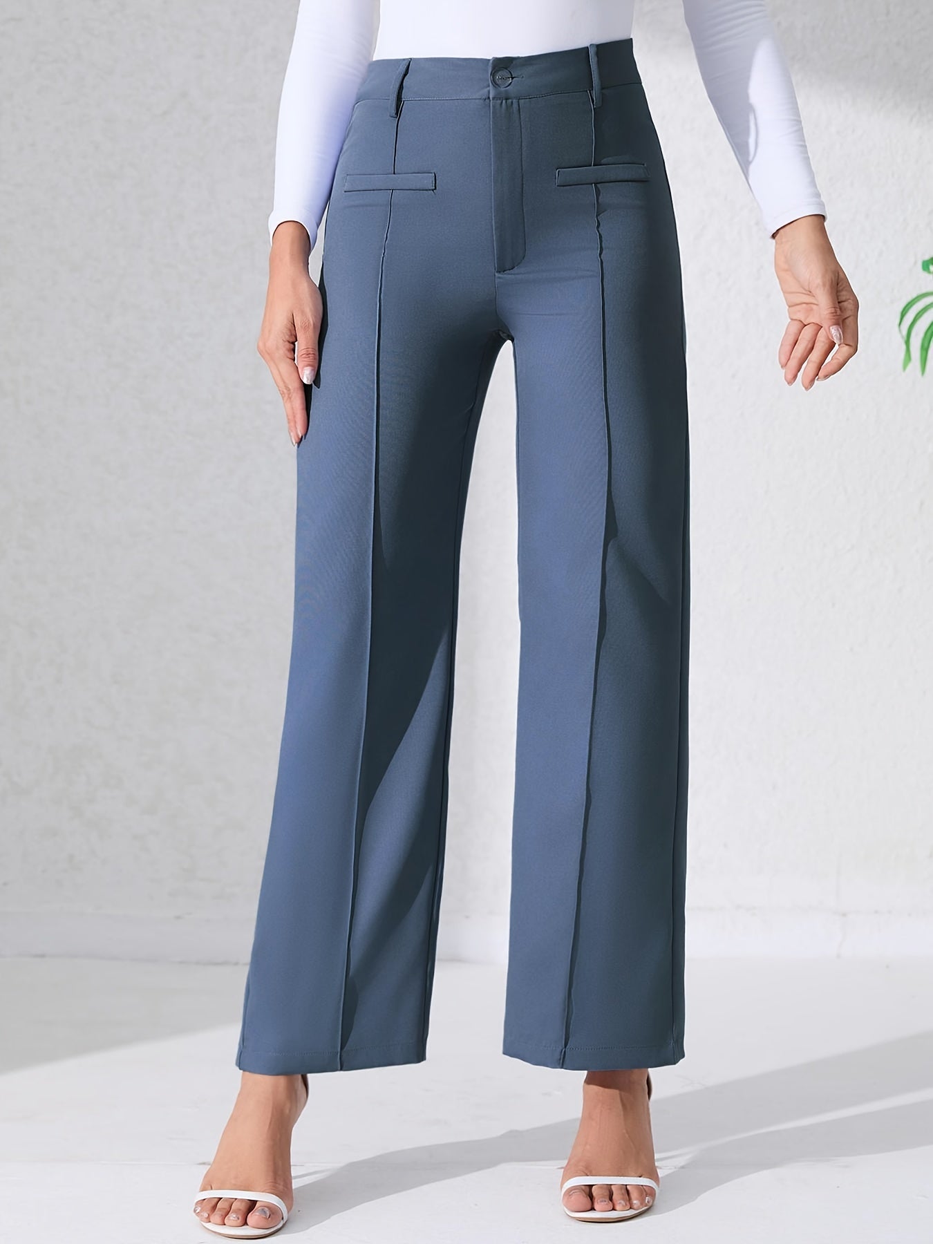 LUSSO™ – Premium High Waist Hose mit weitem Bein