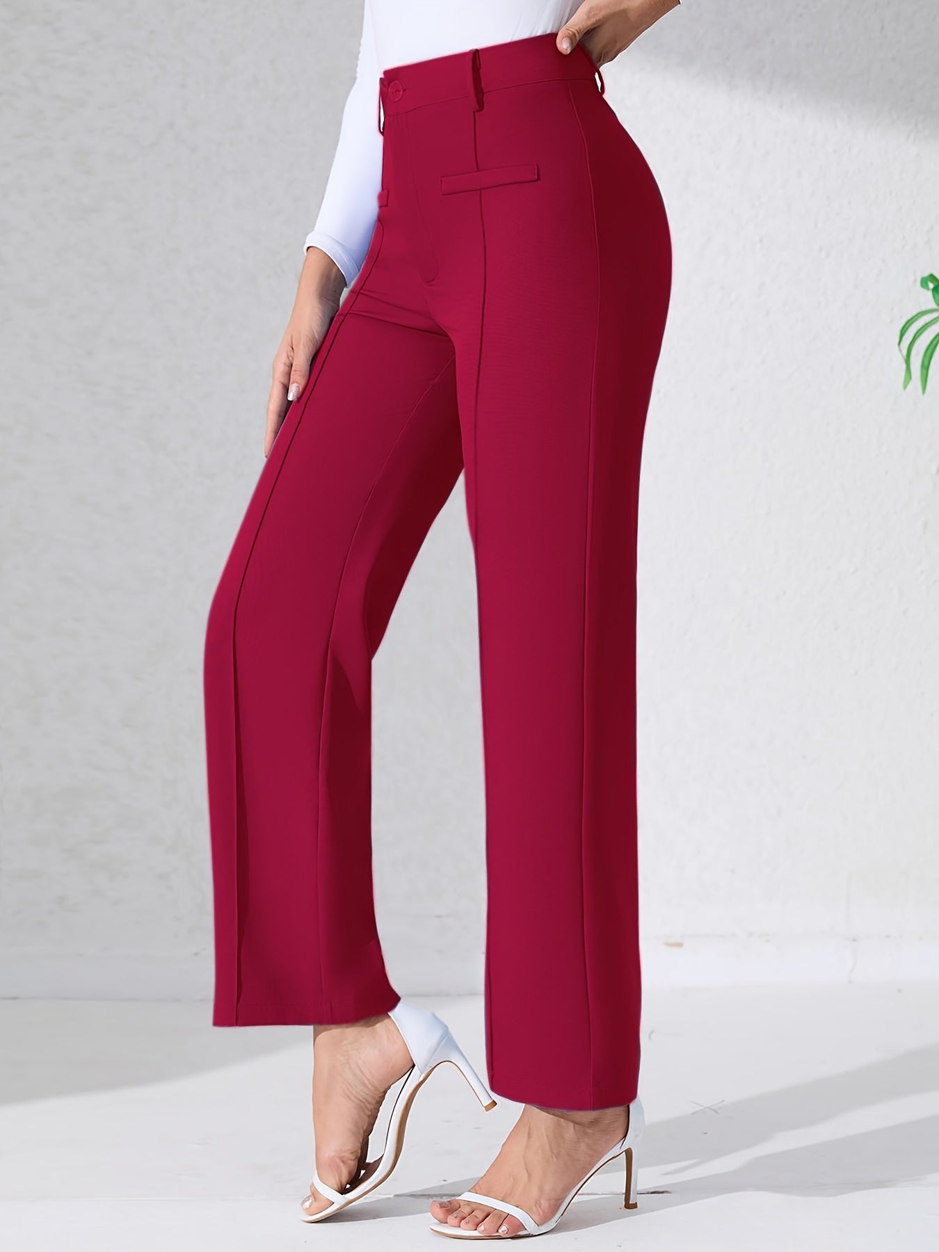 LUSSO™ – Premium High Waist Hose mit weitem Bein