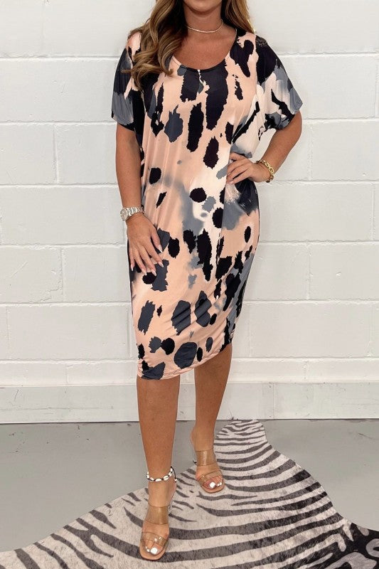 Tanya – Elegantes Maxikleid mit Bauchbedeckung