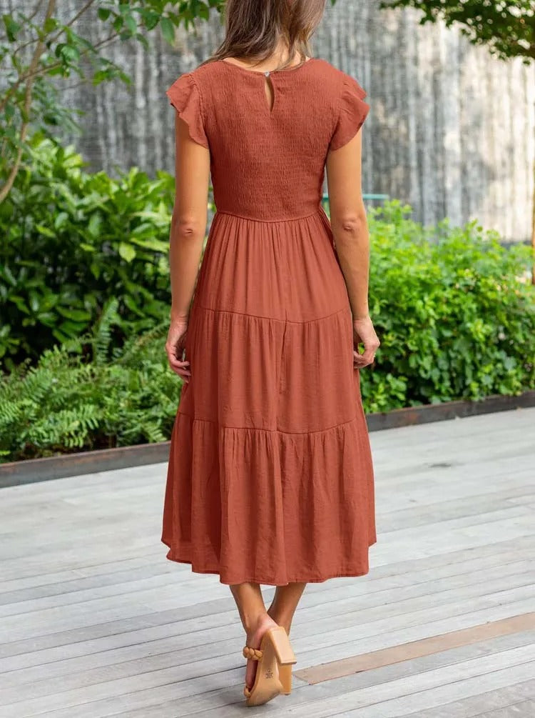 Marlene – Elegantes Kleid mit Bauchabdeckung