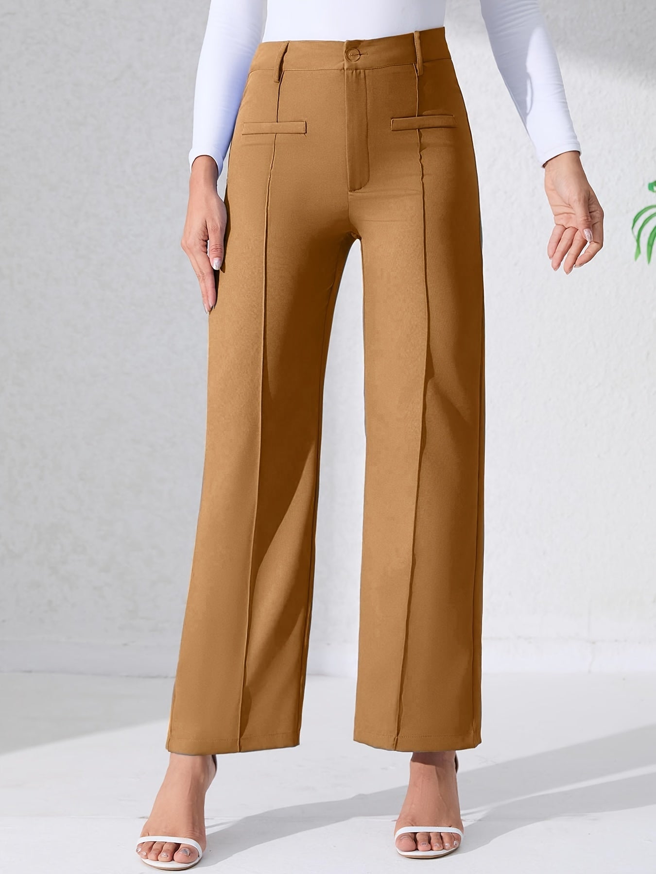 LUSSO™ – Premium High Waist Hose mit weitem Bein