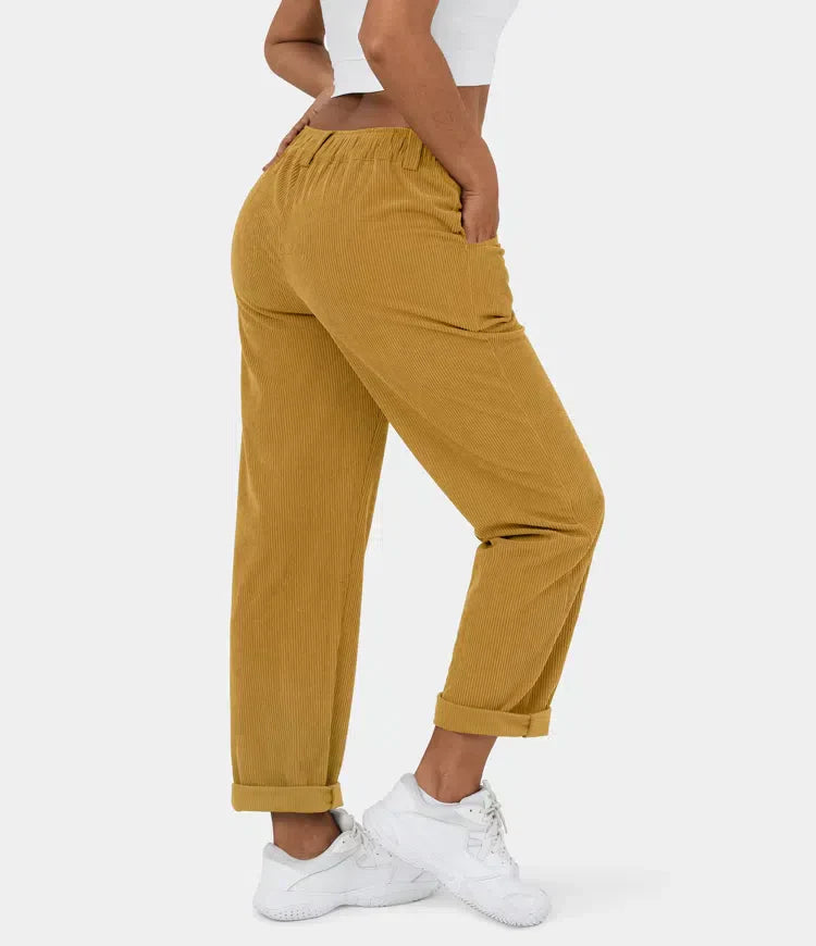 LUSSO™ – Figurbetonte Relaxhose mit weitem Bein