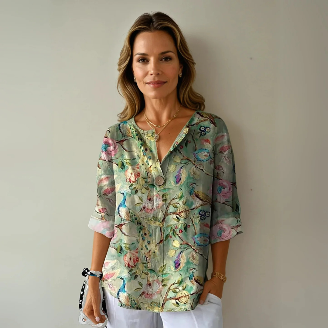 Giovanna – Zeitlose Vintage-Bluse